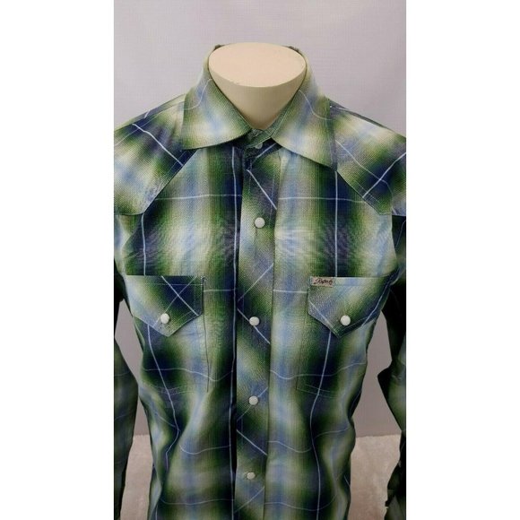 Rafter Cowboy Collection Pearl Snap Long Sleeve XL - Picture 2 of 10